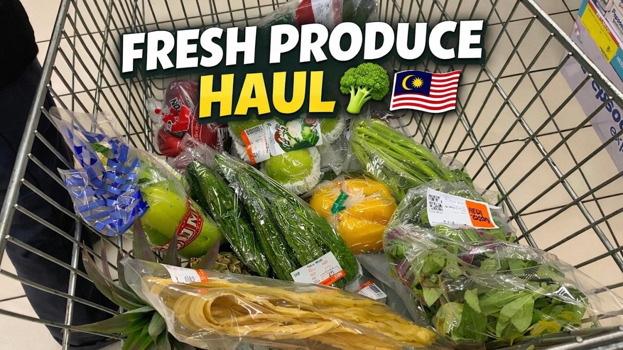 A Day In The Life : Grocery Shopping in Malaysia (Fresh Groceries)
