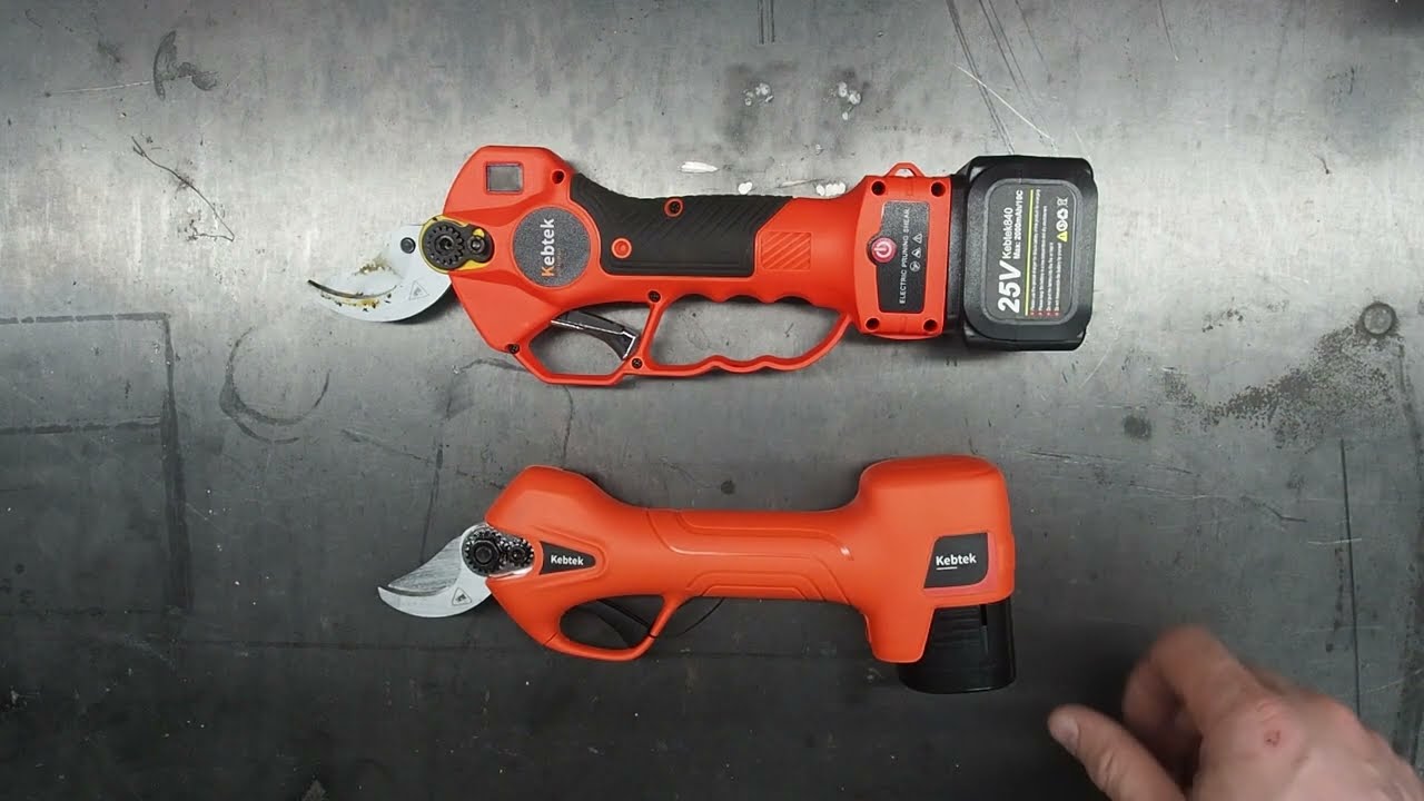 Kebtek 16v and 25v power shears review and comparison.