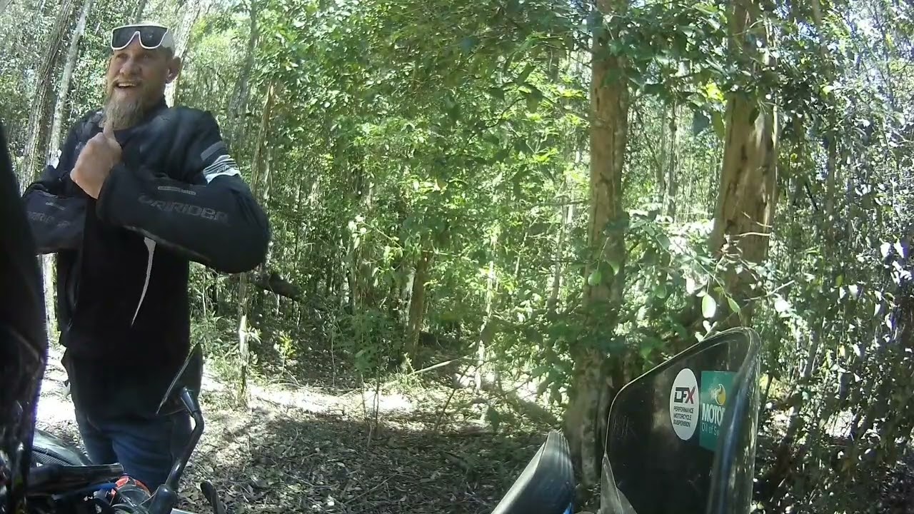 Gantry to Neurum crk.On the KLR650 