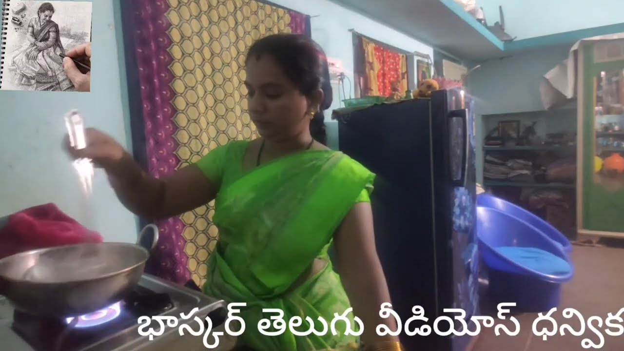 నేను నా కూతుర్లతో సరదాగా పచ్చిమిర్చి రోటి పచ్చడి