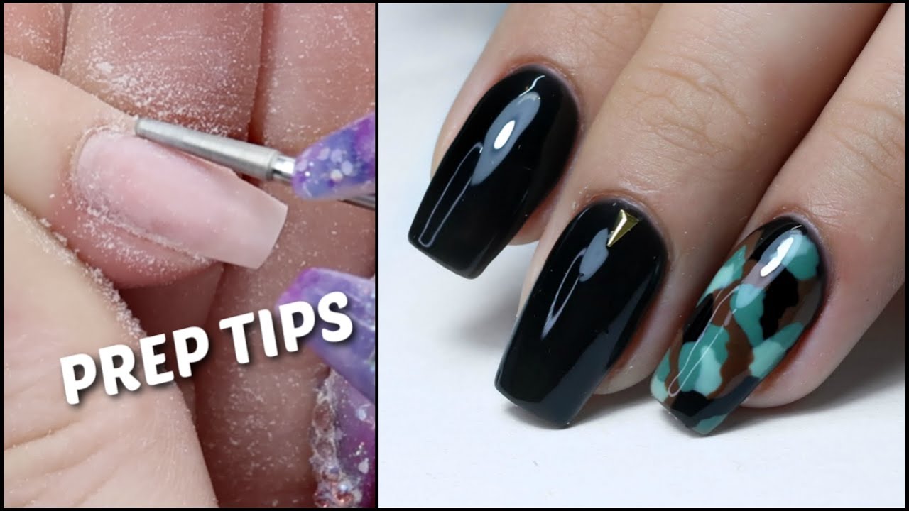 HOW TO PREP NAILS  | CAMO PRINT GEL MANICURE