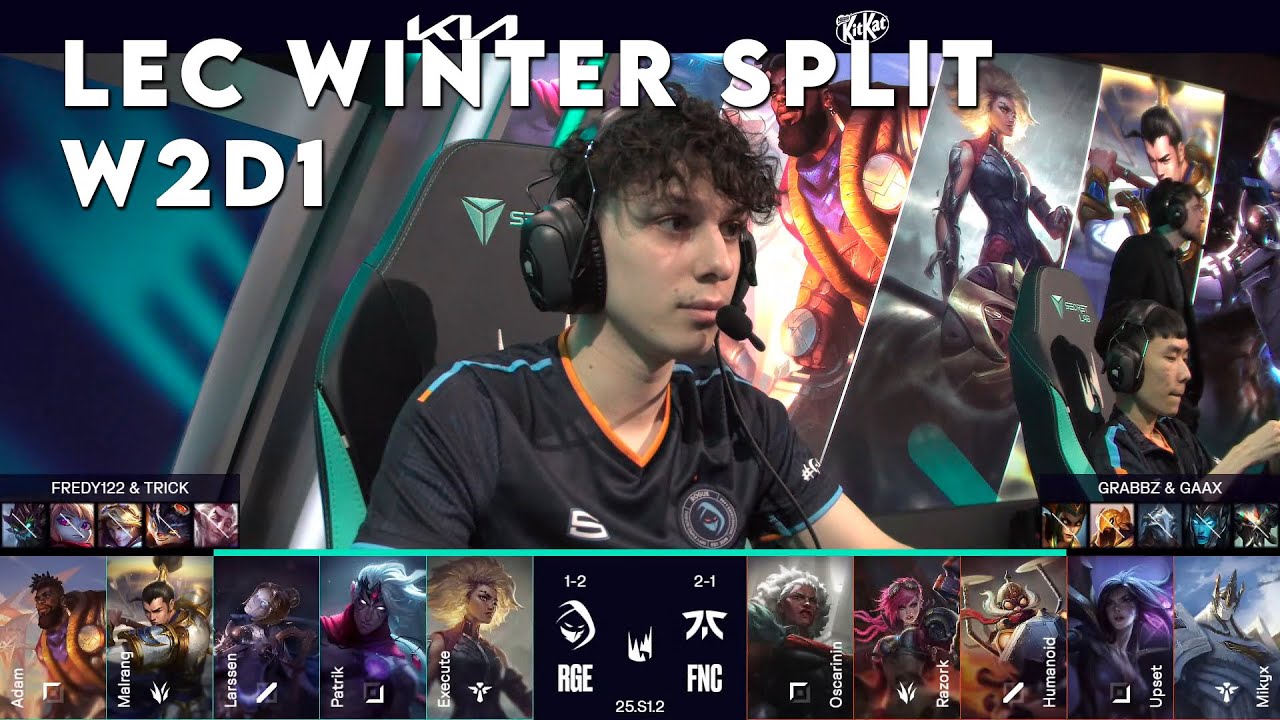 RGE vs FNC | LEC 2025 Winter Split Week 2 Day 1 | Rogue vs Fnatic