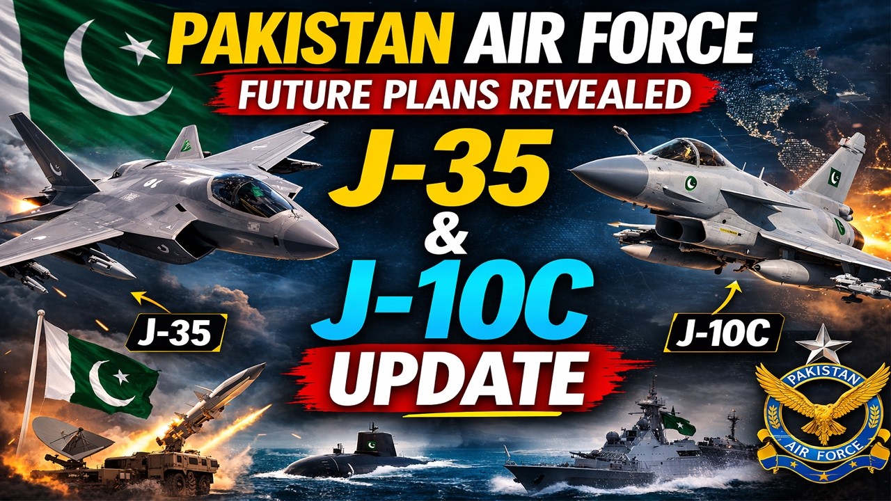 Pakistan Air Force Future Plans Revealed | China&rsquo;s J-35 for Pakistan ?