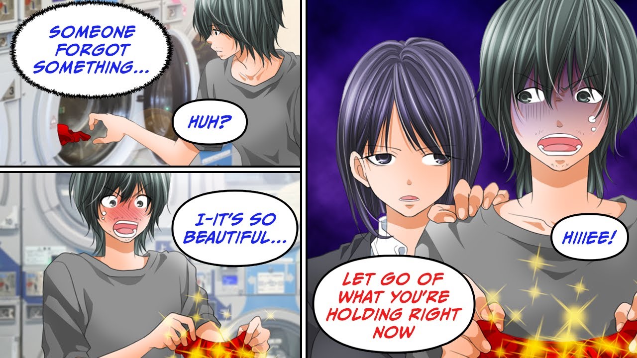 [Manga dub] I picked up some panties someone forgot at the coin-laundry and then... [RomCom]