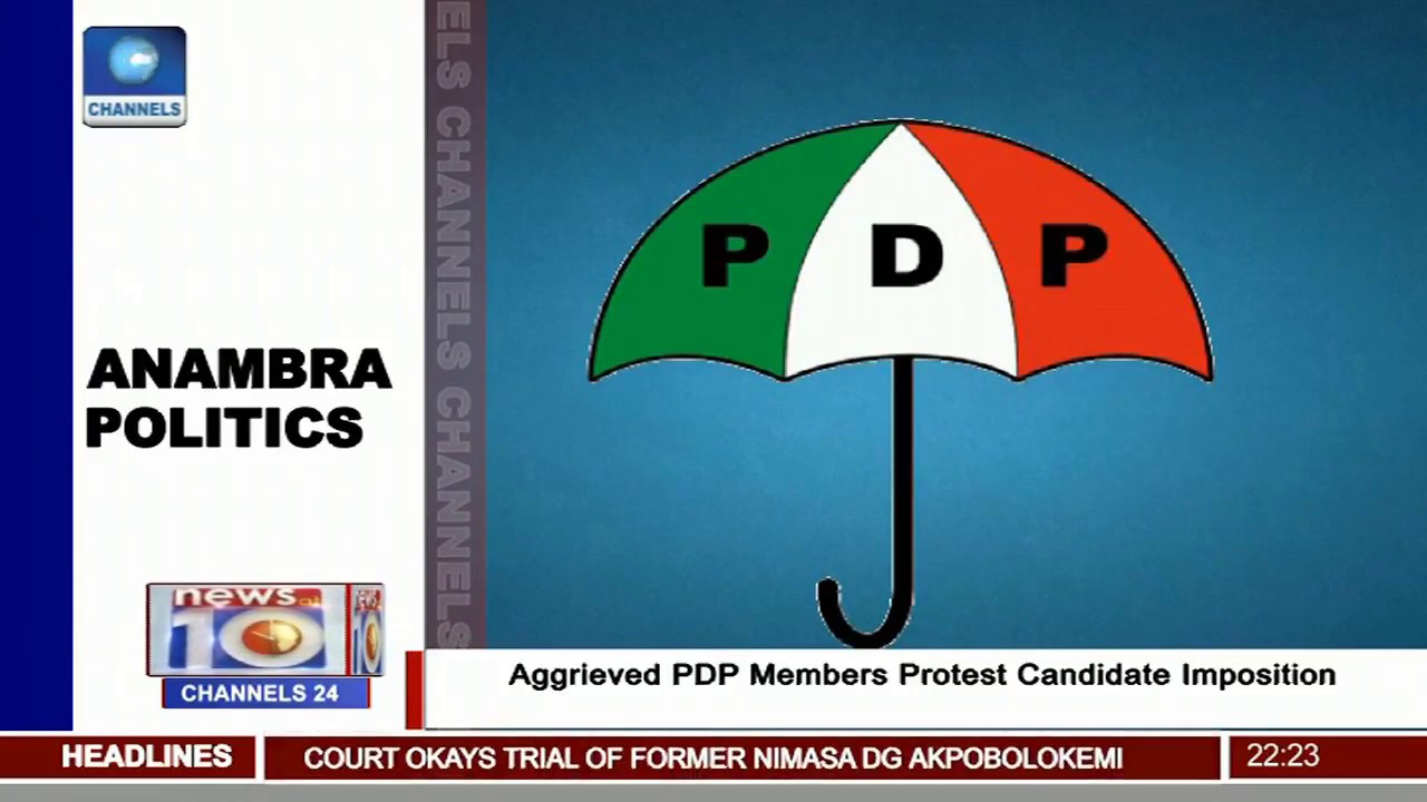 Aggrieved Anambra PDP Members Protest Candidate Imposition