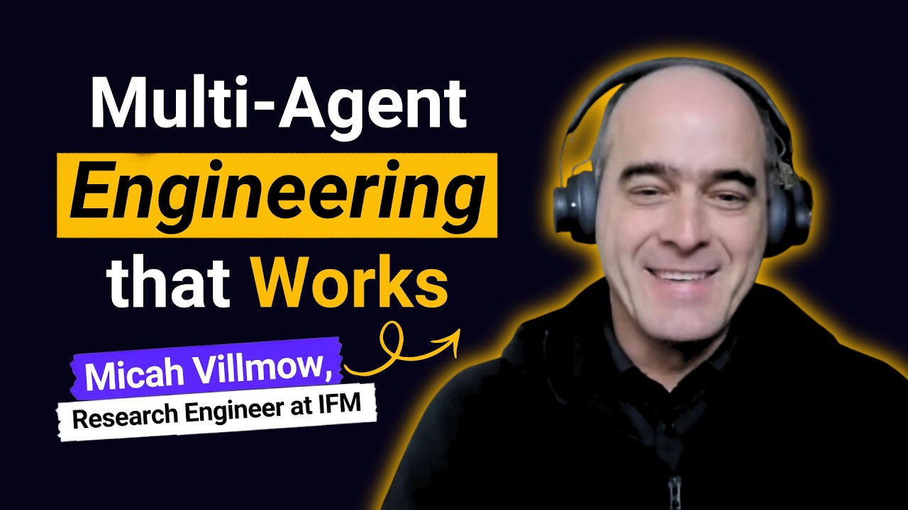 The Build System: Multi-Agent Workflows with Micah Villmow, Research Engineer at IFM
