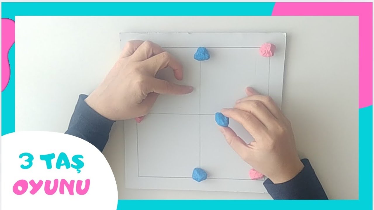 3 TAŞ OYUNU | ÇİZİK | 3 TAŞ NASIL OYNANIR? | OYUN | 3 TAŞ OYUNU NASIL OYNANIR KURALLARI NELERDİR?