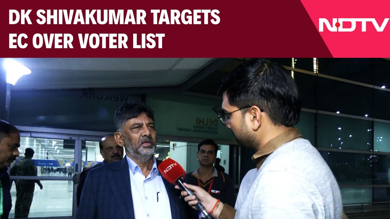 DK Shivakumar Brings 'Vote Chori' Signatures To Delhi, Targets EC Over Voter List