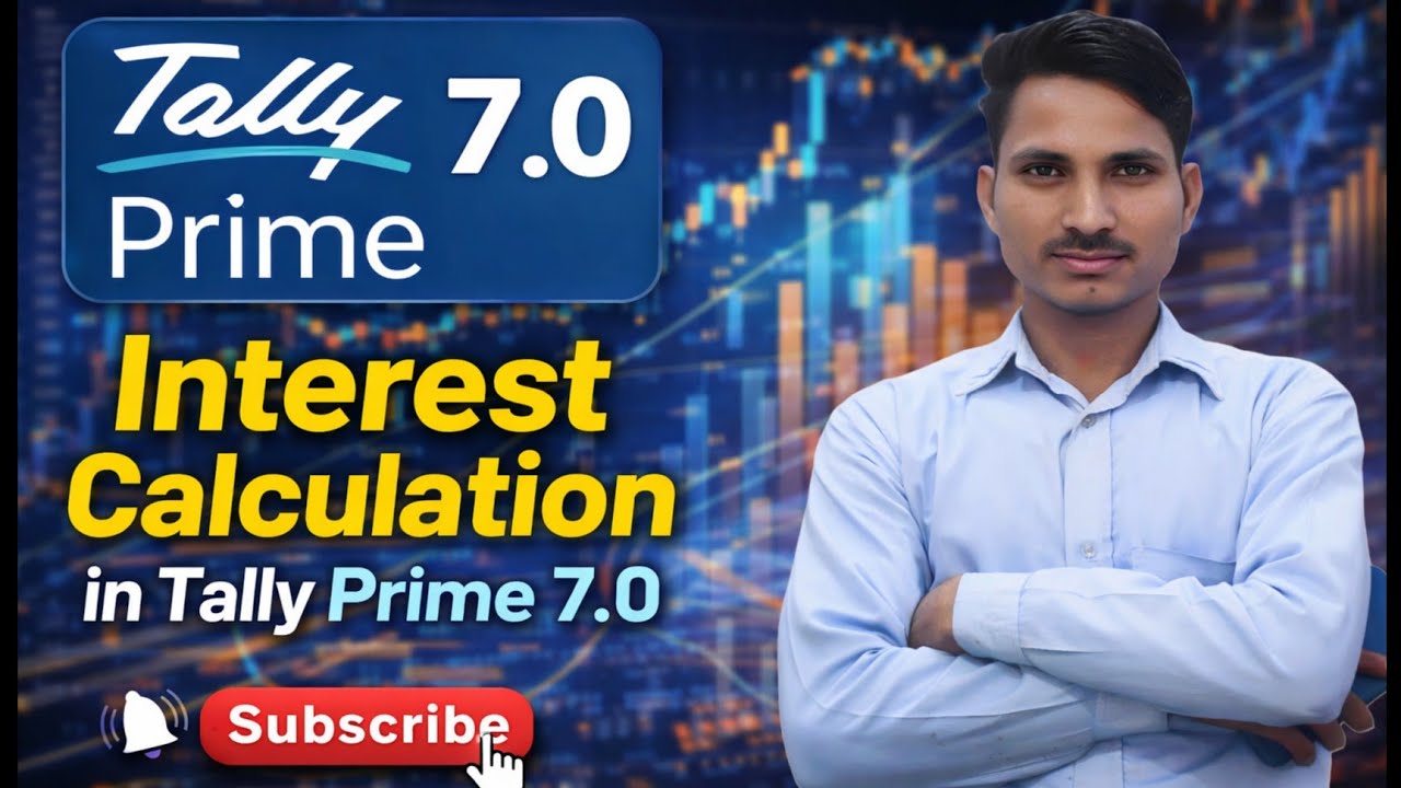 Interest Calculation in Tally Prime 7.0/Tally Prime 7.0Enable Interest set, Interest in Party Ledger