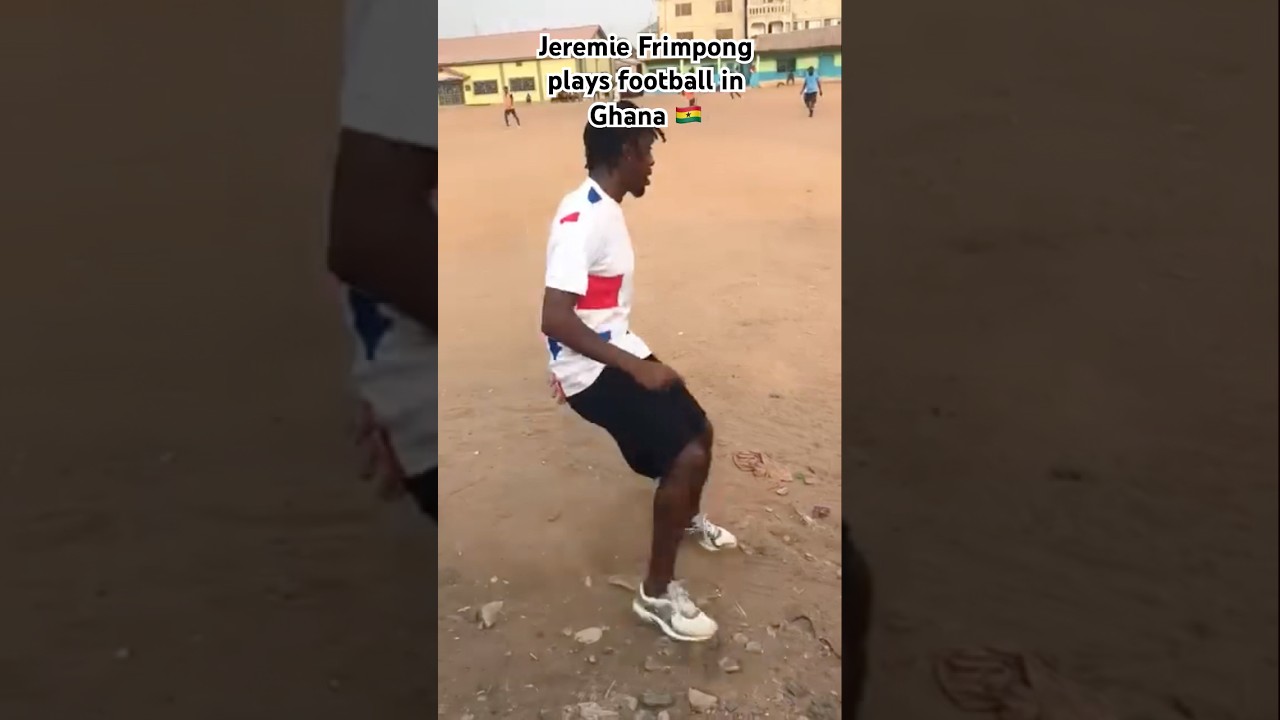 Jeremie Frimpong plays football in Ghana🇬🇭 @ Bayer Leverkusen 