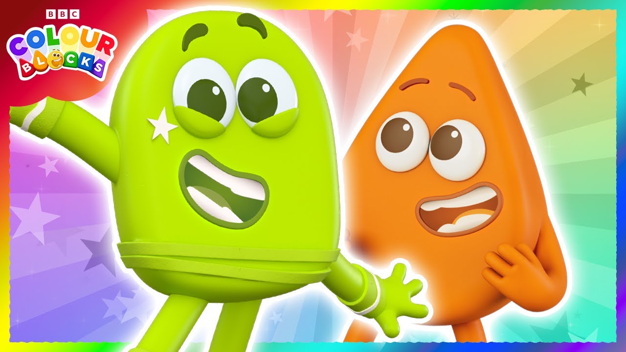 Os 10 momentos mais bobos dos Colourblocks 🤣 | Crianças aprendem as cores | Colourblocks