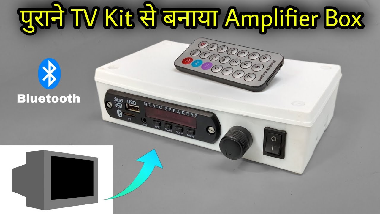 How to make bluetooth amplifier using old tv kit | bluetooth speaker