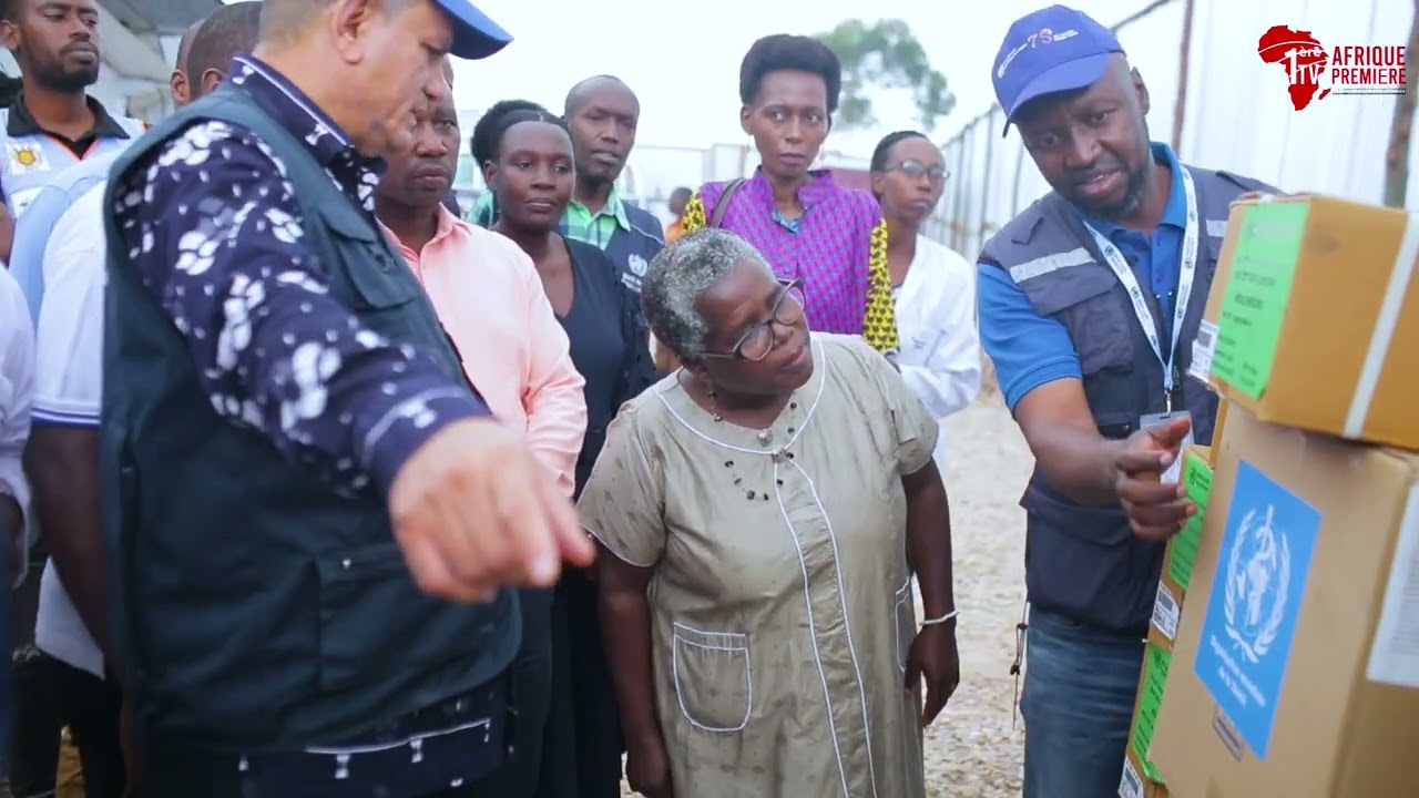 Visite de la ministre de la Santé Publique et de la Lutte contre le SIDA à Mubimbi @ArseneBangweni