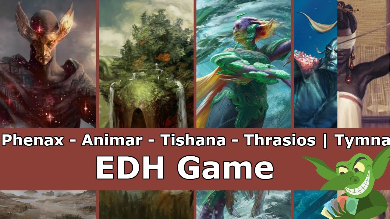 Phenax vs Animar vs Tishana vs Thrasios | Tymna EDH / CMDR game play for Magic: The Gathering