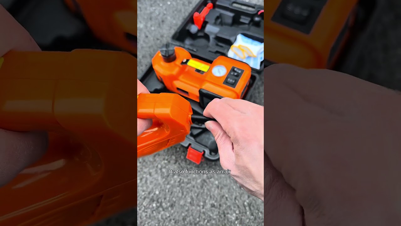 "NewWave Electric Car Hydraulic Jack - Power, Safety & Convenience in One 