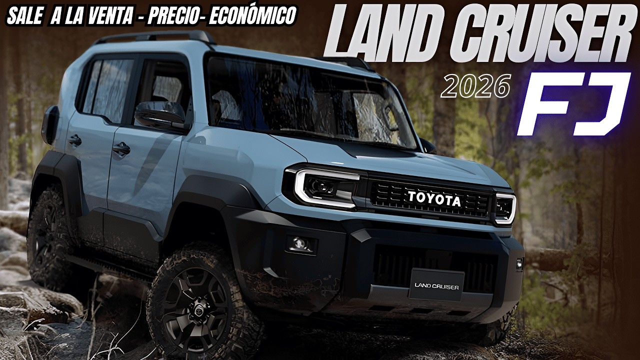 😲La nueva Toyota LAND CRUISER  FJ 2026 sorprende su PRECIO y equipamiento. 👍