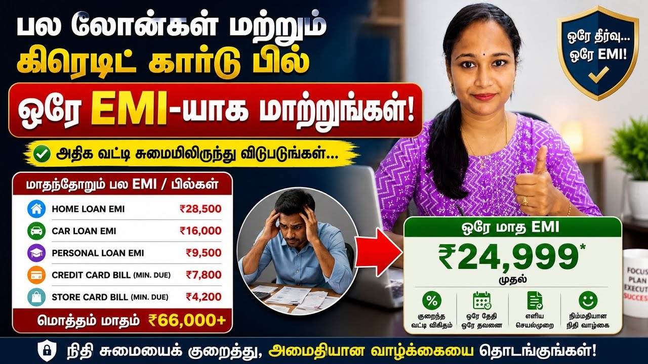 How to get debt consolidation Loan tamil.@Loanstech 