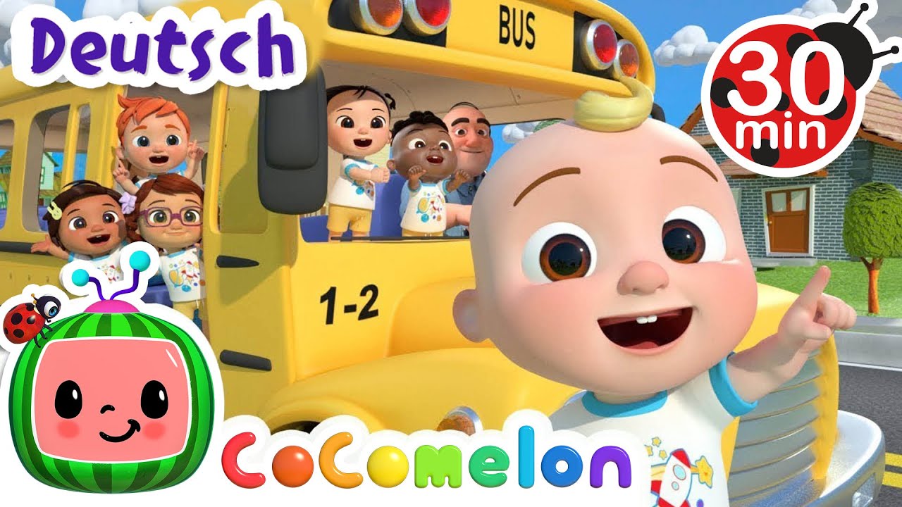 Die R&auml;der vom Bus | CoComelon Deutsch | Cartoons und Kinderlieder