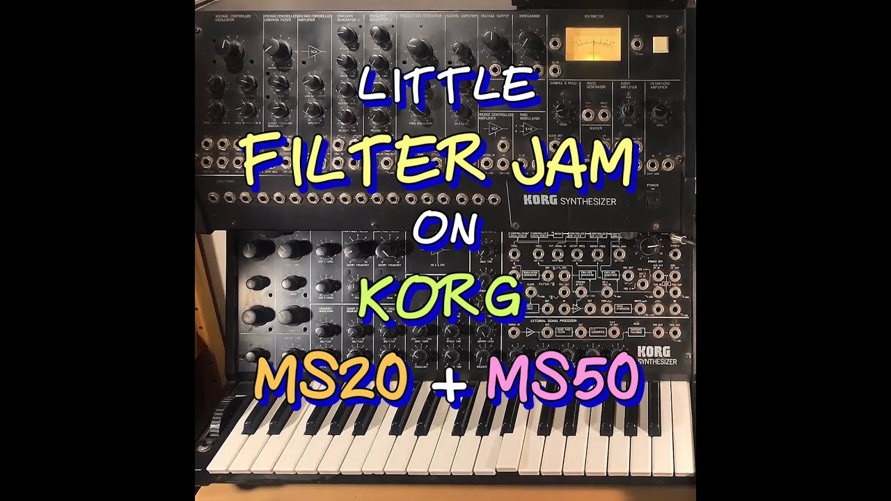 Filter Jam on Korg MS-20 + MS-50