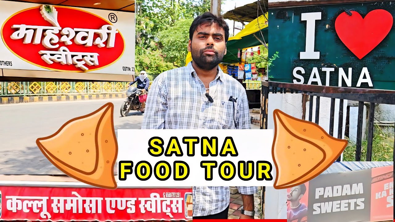 Satna Mein Sabse Acche Samose Kahan Milte Hein ? 🤔Satna Food Tour 😋|| Indian Street Food ||#satna