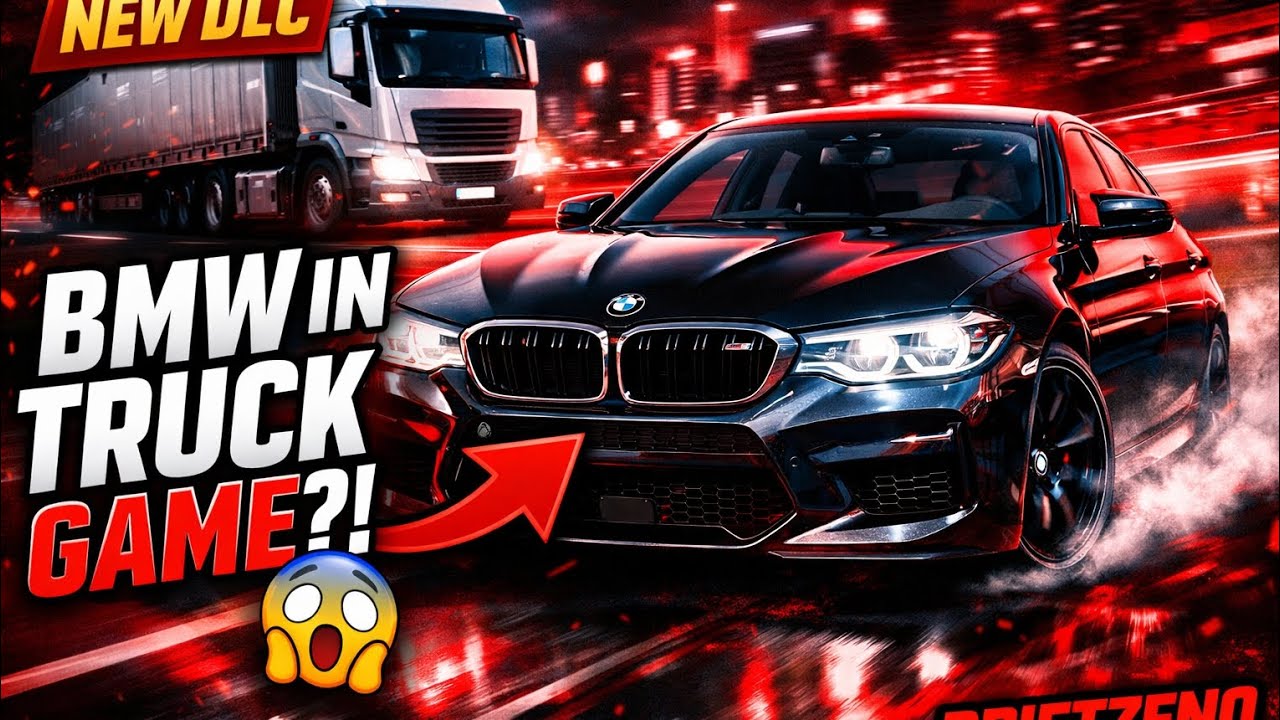 🚘 BMW M5 Competition dlc 🚦 in Truck simulator 🚛 Ultimate 🚚 gameplay 🎮🫀