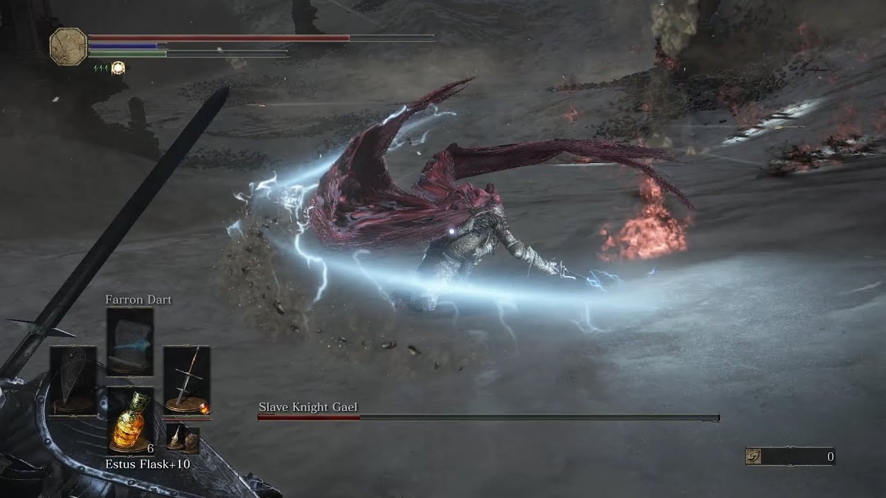 Storm Empowered Gael - Lightning lunge/slash move