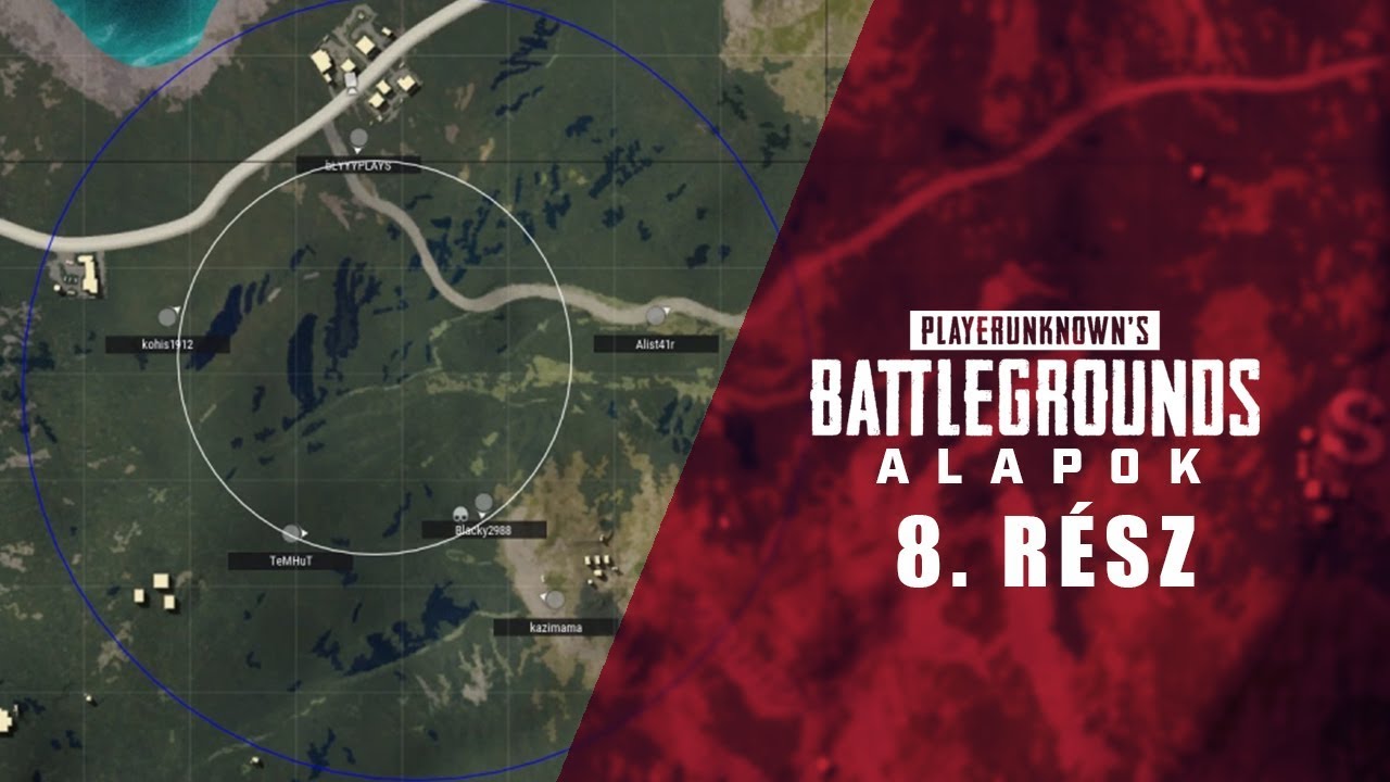 PUBG alapok 8. rész: Hogyan játssz TOP10 szituációban?