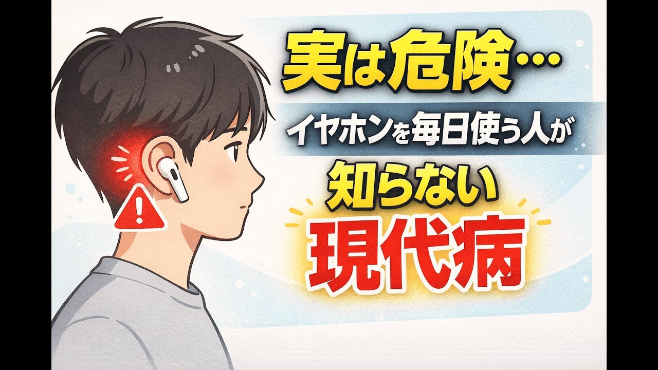 実は危険…イヤホンを毎日使う人が知らない現代病