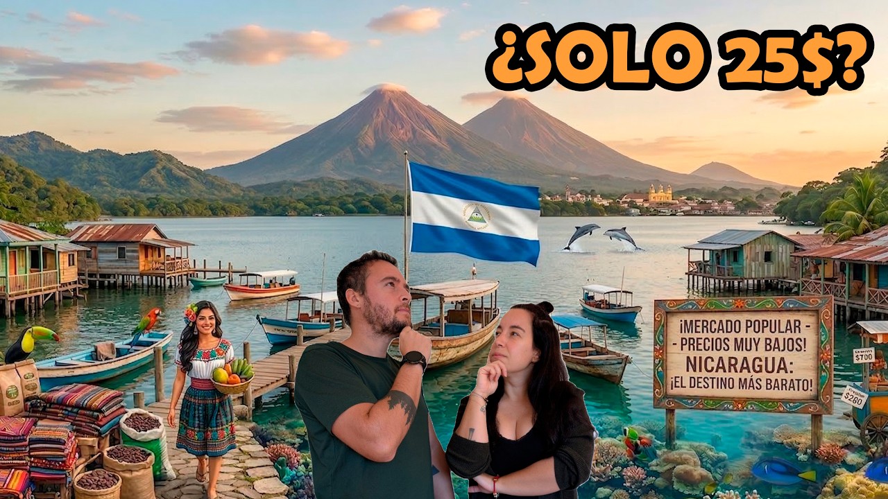 1 mes en NICARAGUA 🇳🇮 con solo 25$/DÍA 💰 | Así SOBREVIVIMOS en pareja ✅