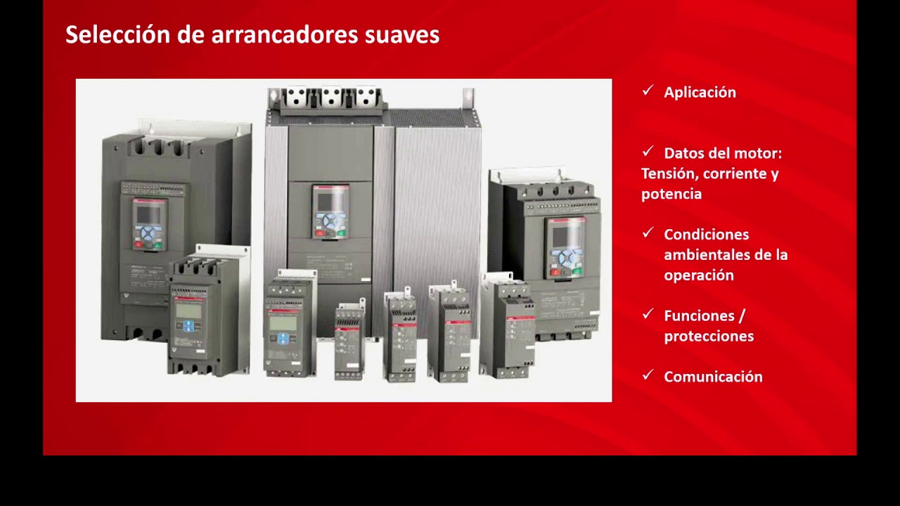 ABB Webinar. Arranques suaves PSE y PSTX