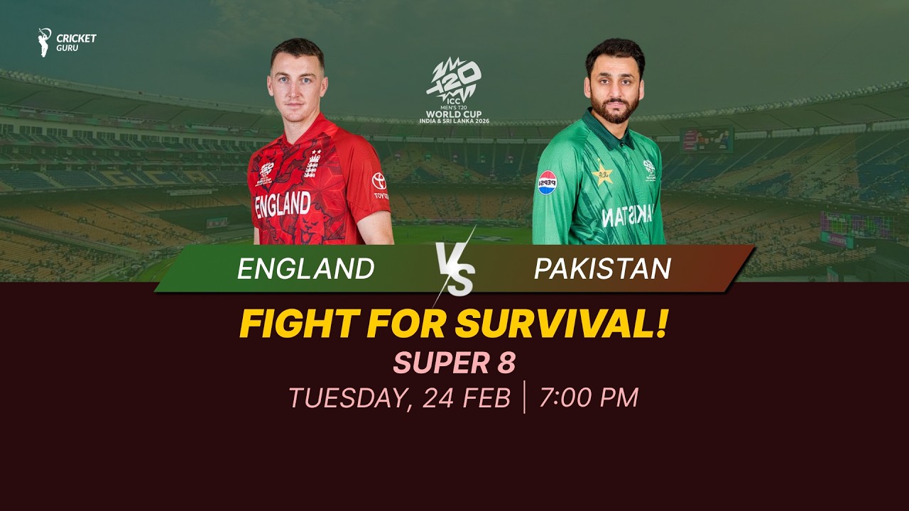 England vs Pakistan Match Preview | SUPER 8 #t20worldcup2026