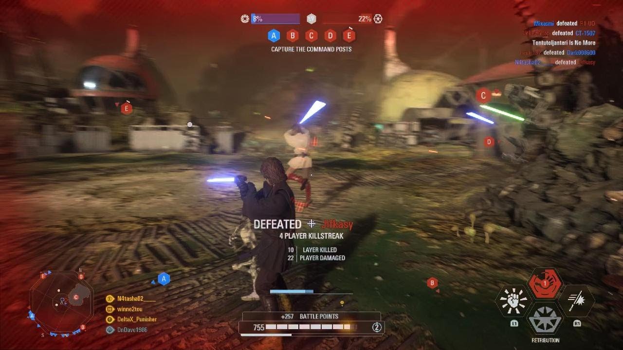 Anakin and Obi Wan defeat the Clankers on Felucia | Battlefront 2 supremacy gameplay