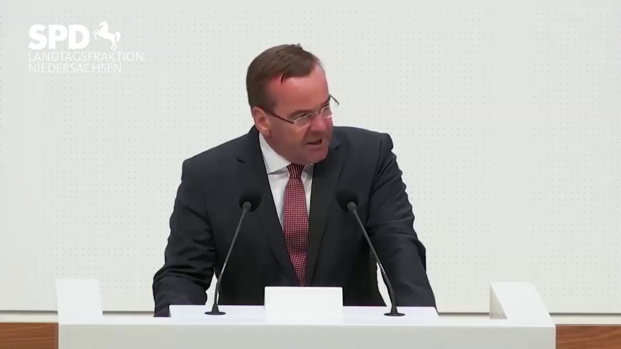Boris Pistorius (SPD): Kein Platz für Hass und Hetze in unserem Land!