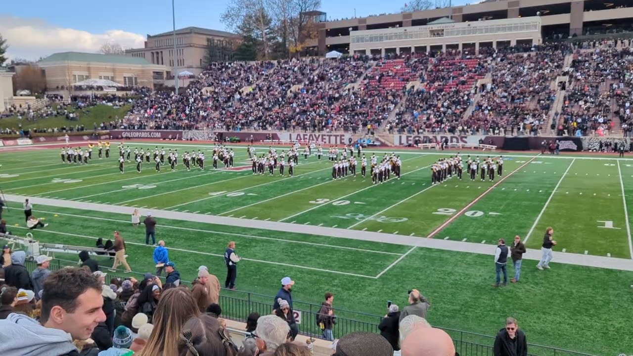 Marching 97 halftime show at Rivalry 161, vs Lafayette 11/22/25