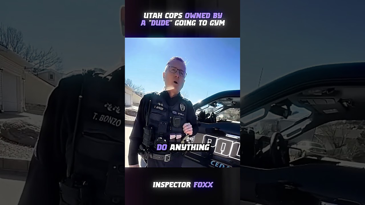 Utah Cops Owned By A Dude Going To Gym