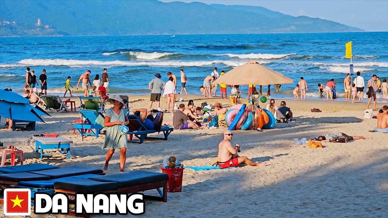 VIETNAM DA NANG 2026 Beautiful My Khe Promenade & Beach in Real Life & Travel Vietnam Walking Tour