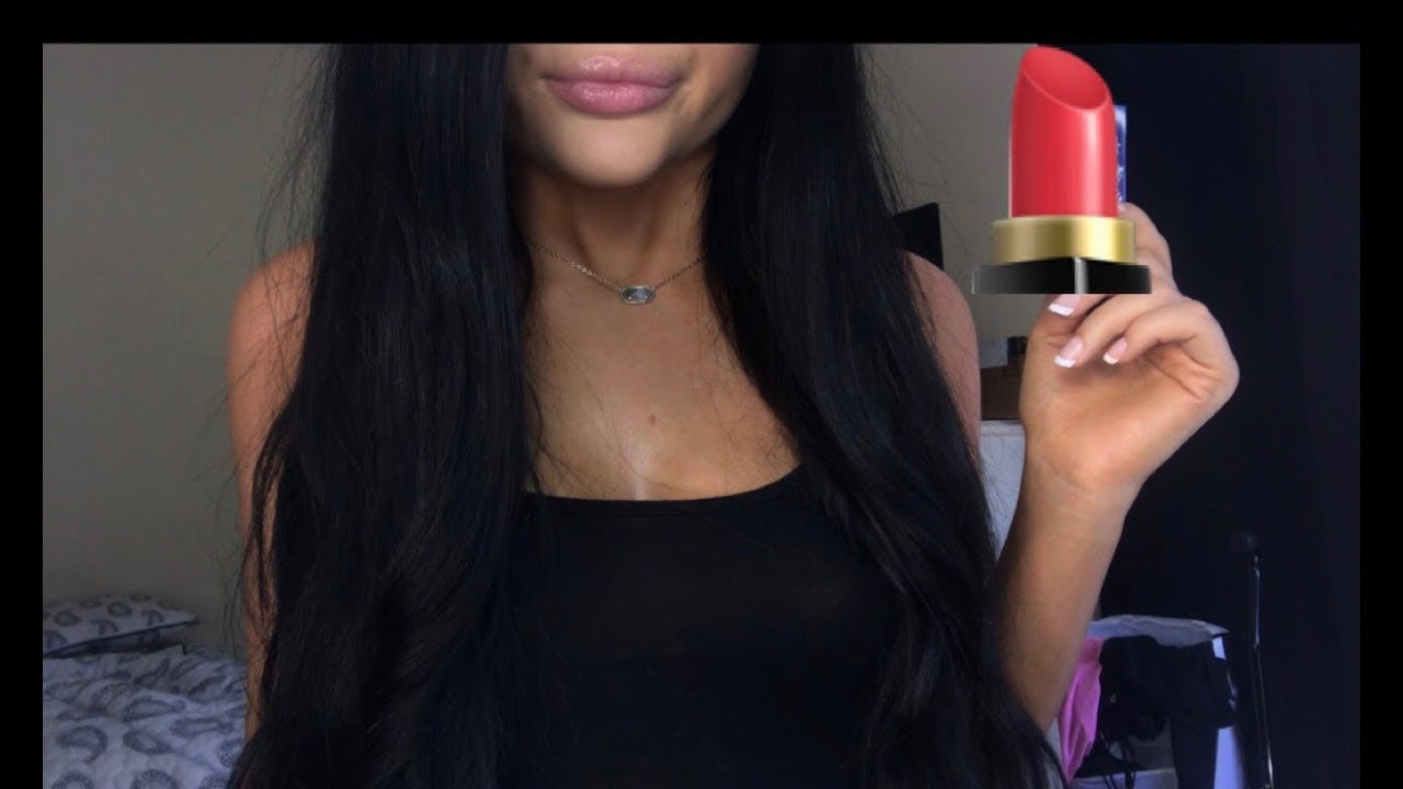 ASMR-  UP CLOSE PROPLESS MAKEUP ROLEPLAY(GUM CHEWING, UNINTELLIGIBLE WHISPERING & MORE)