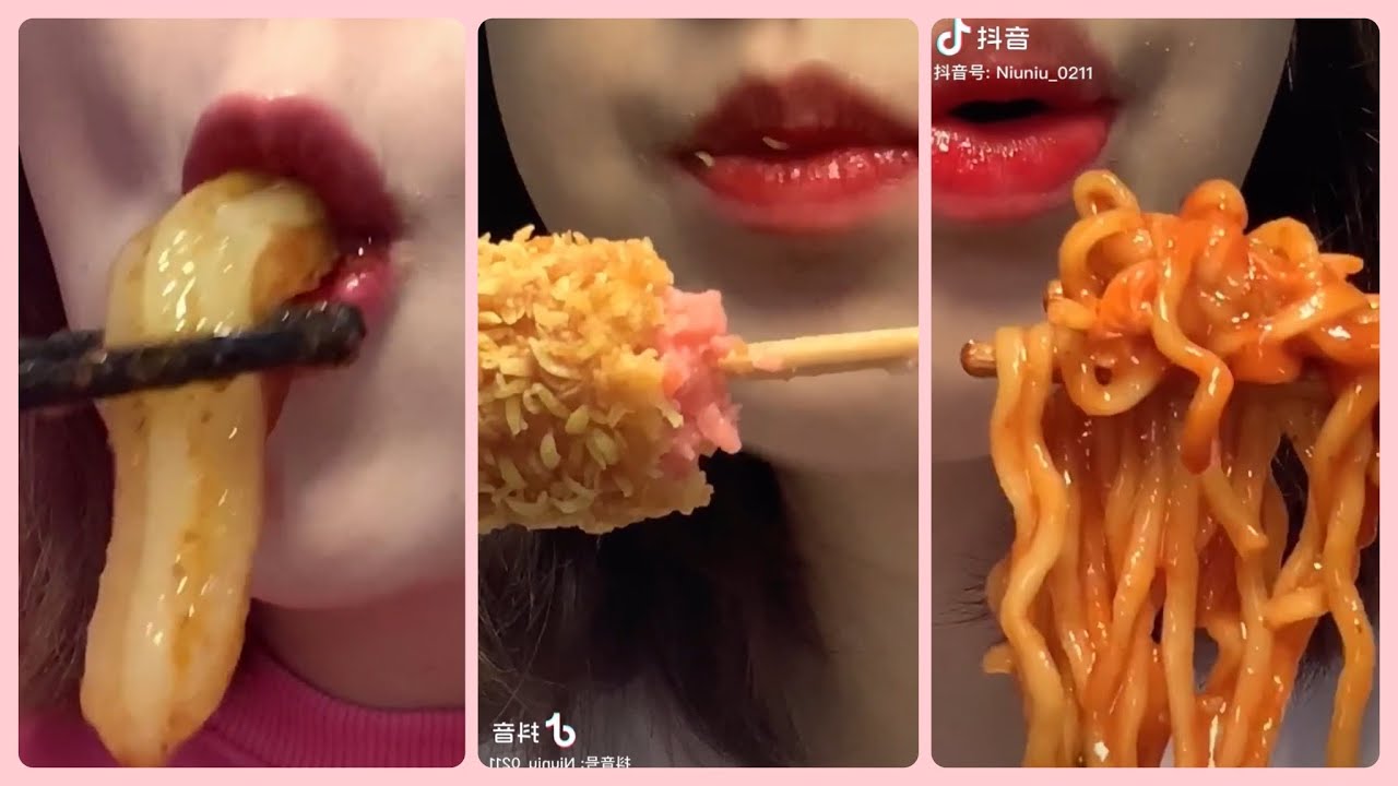 【抖音】Măm măm ~~ Cùng NiuNiu🍔🍝🌮 || Cái miệng nhỏ xinh ăn cả thế giới