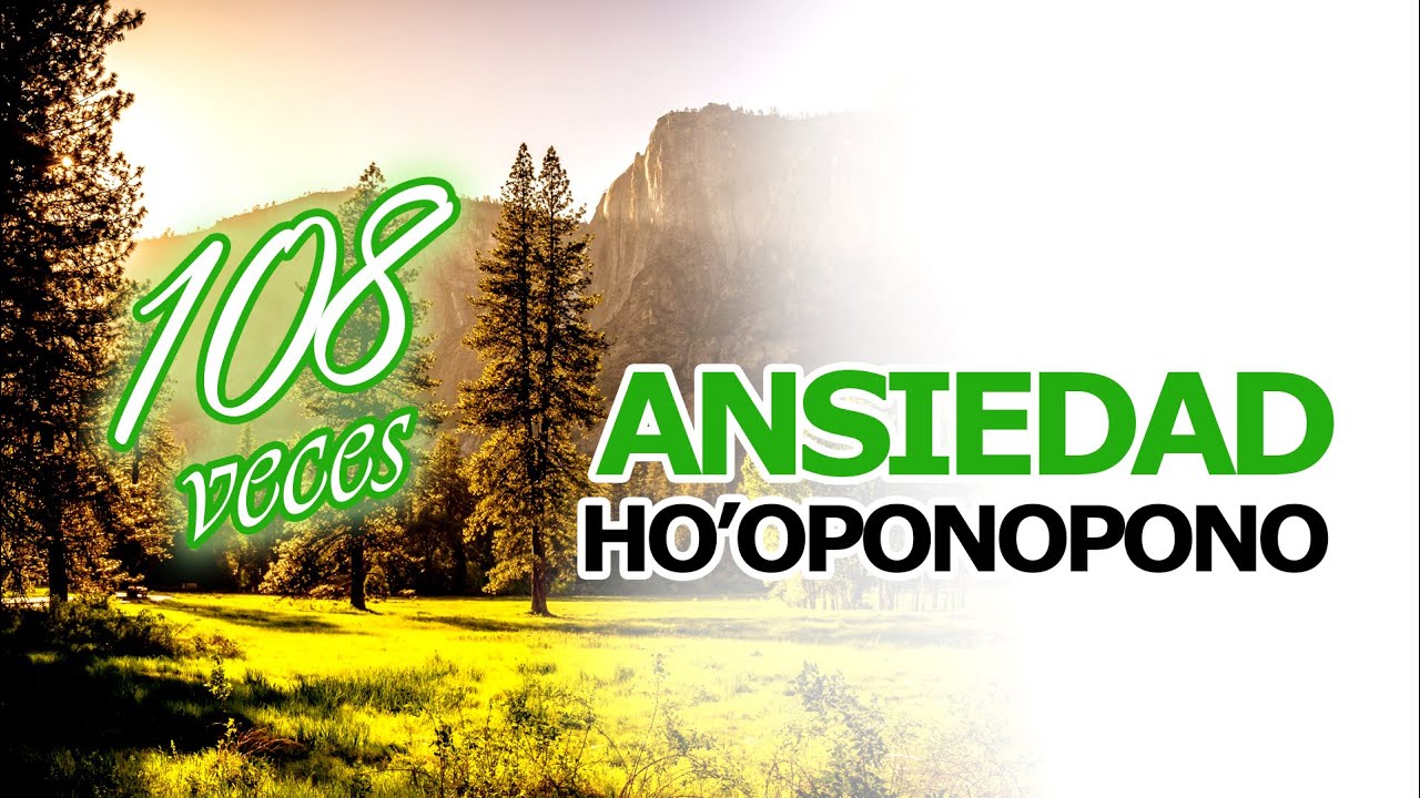 💚 Mantra HO'OPONOPONO #108 veces 😖 para ANSIEDAD | SUELTO Y CONFÍO (108 repeticiones) | JAUME ROCA