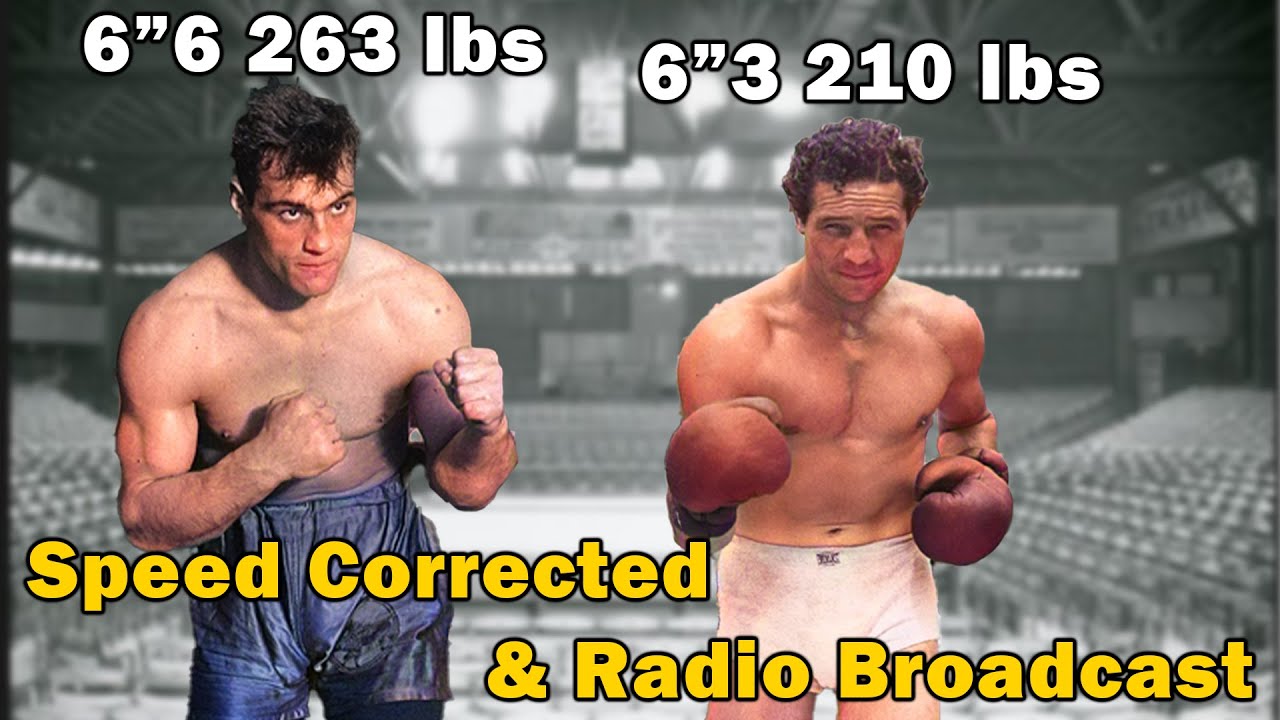 Primo Carnera vs Max Baer with 1934 Ringside Commentary