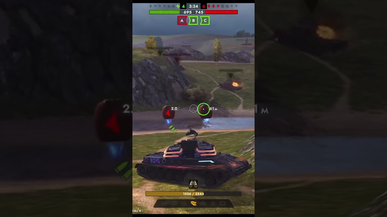 Самый ИМБОВЫЙ ТАНК, обновления 26.3 новый ТОКСИК в #blitz #tanksblitz #shorts 