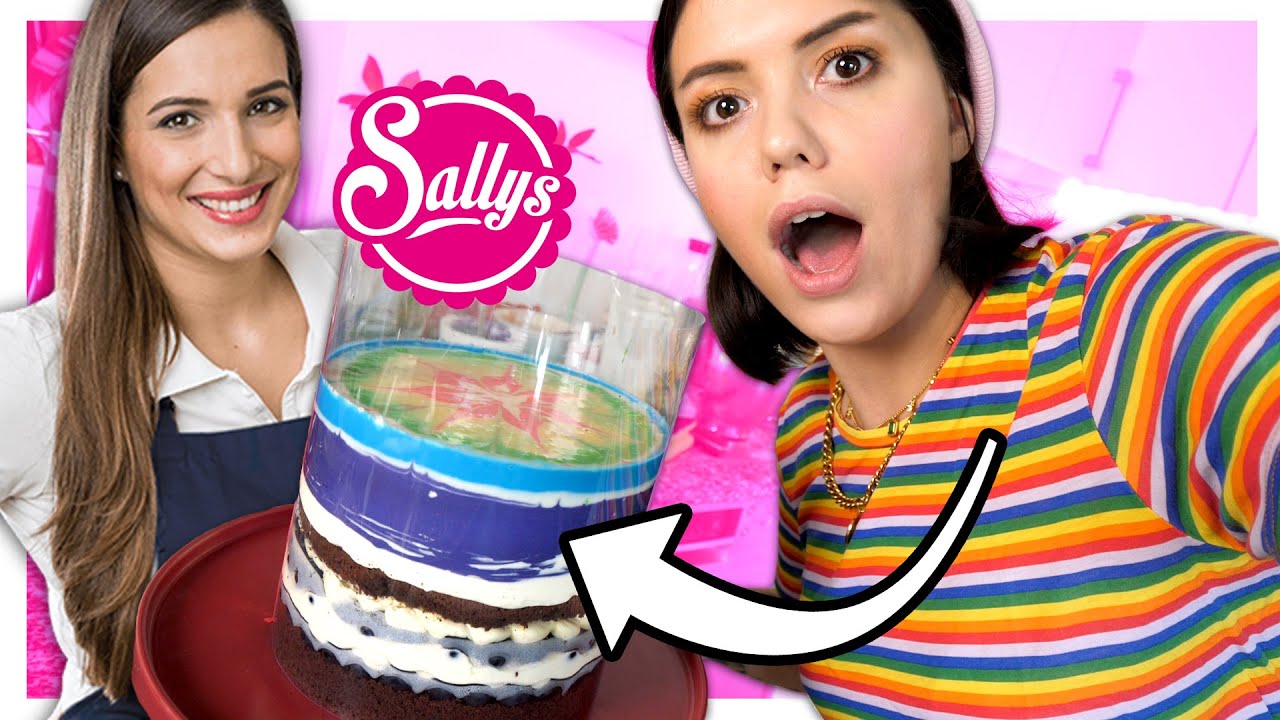 Ich backe Sallys Rainbowlo Tsunami Cake!