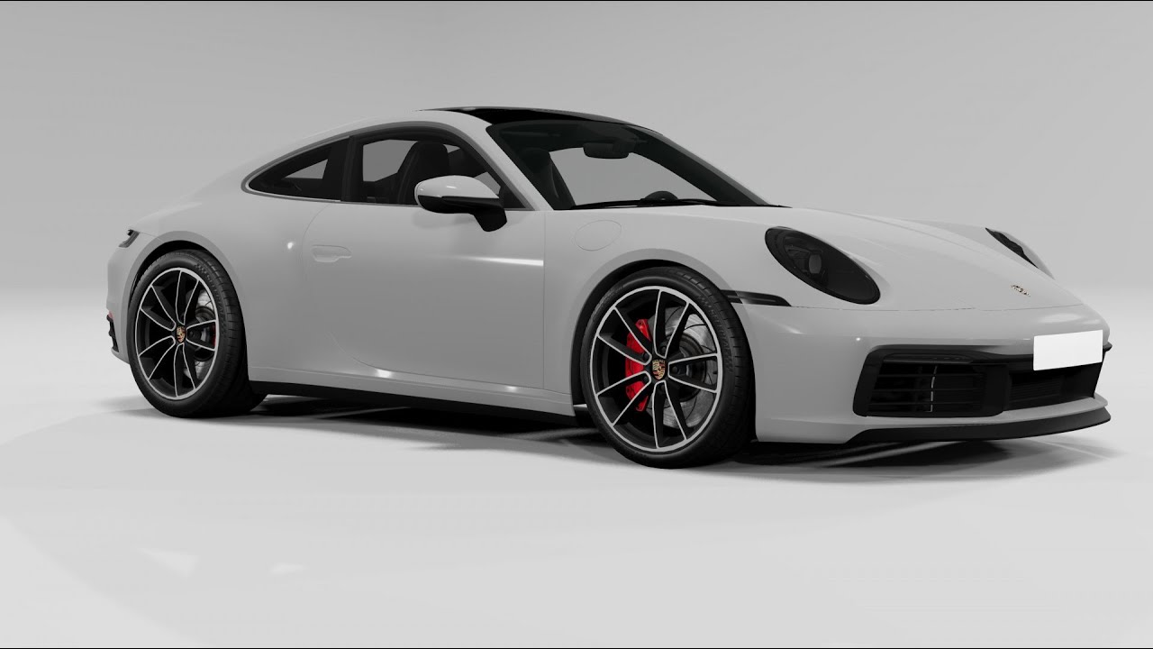 Porsche 911 992  | Mod Test Beamng Drive + DOWNLOAD