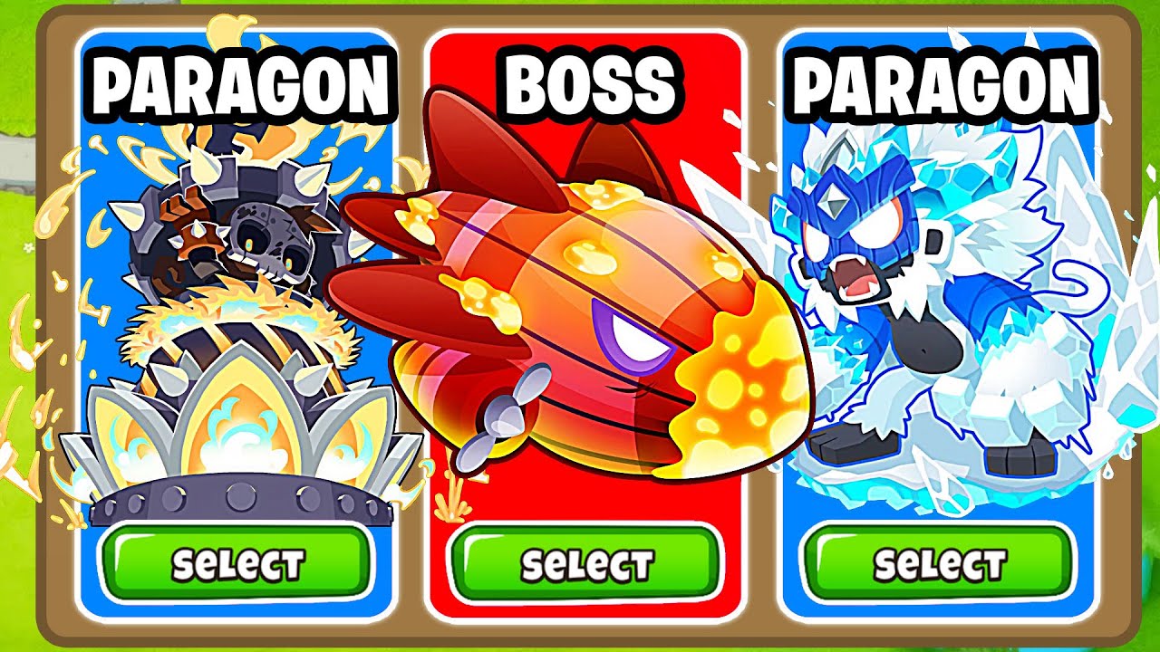 WSZYSTKIE PARAGONY i BOSSY w JEDNEJ MAŁPCE? Bloons TD 6