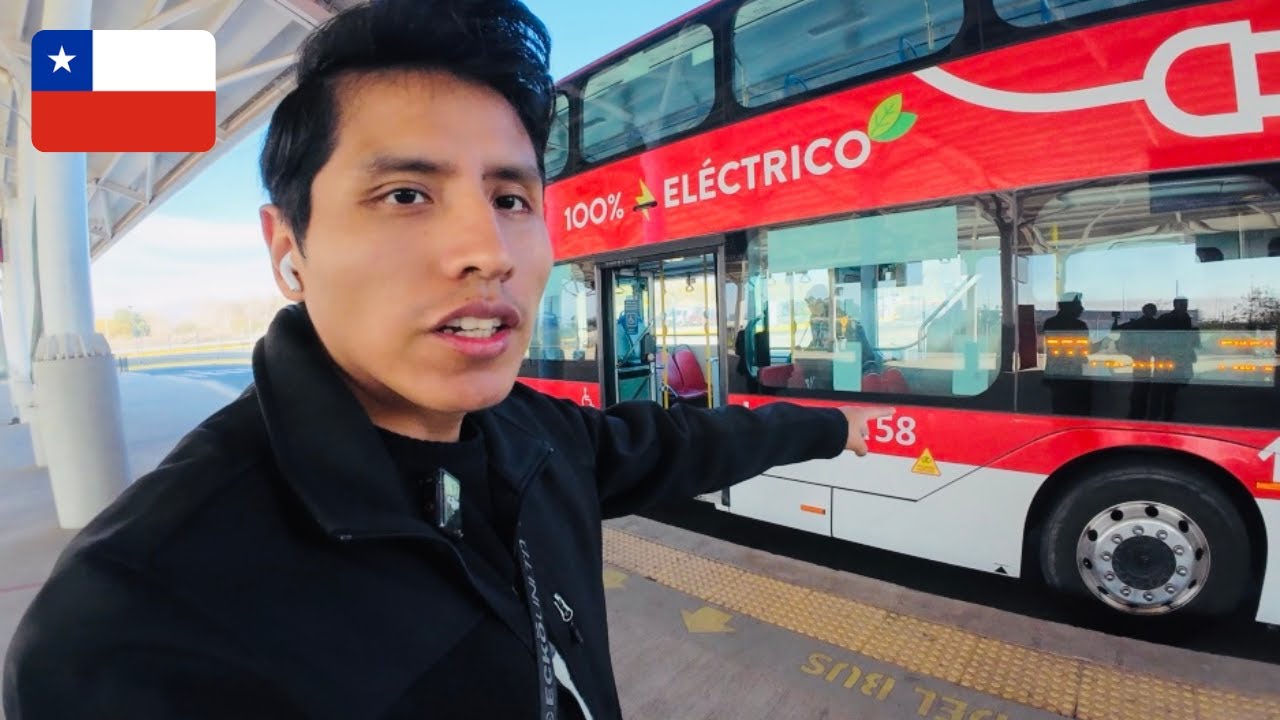 Así es el TRANSPORTE PUBLICO en SANTIAGO, CHILE 🇨🇱 | ¡Otro nivel!