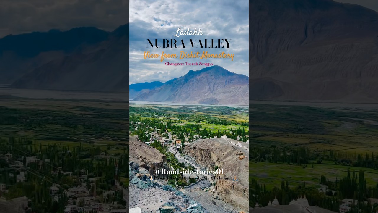 Ladakh&rsquo;s Nubra Valley Adventure! 🌍 Diskit Monastery Unveiled 😍 #Ladakh #NubraValley #Diskit #Leh