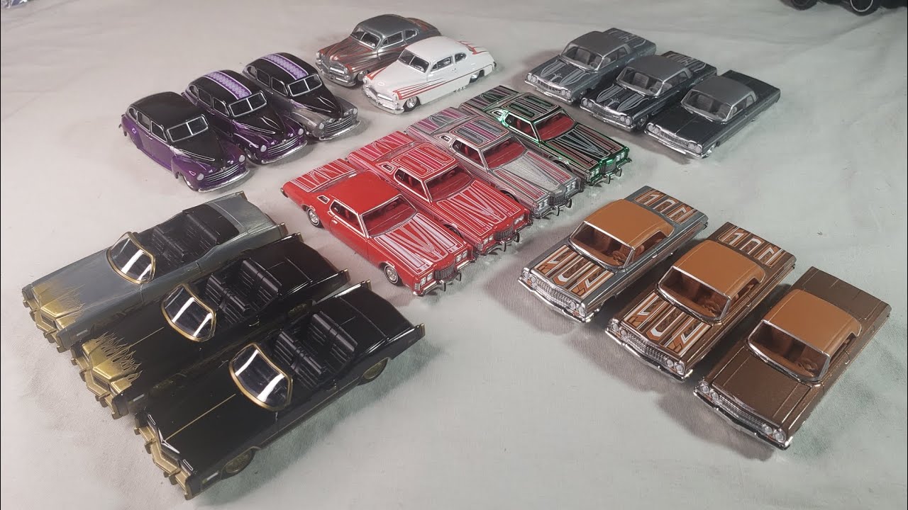 Doom's diecast case unboxings! Greenlight California Lowriders Series 6, with chases! (vid 209)