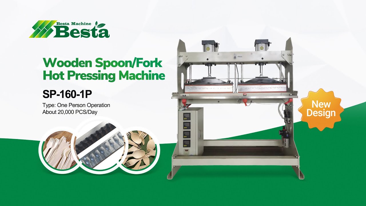 Wooden Spoon Fork Hot Pressing Machine Small Investment