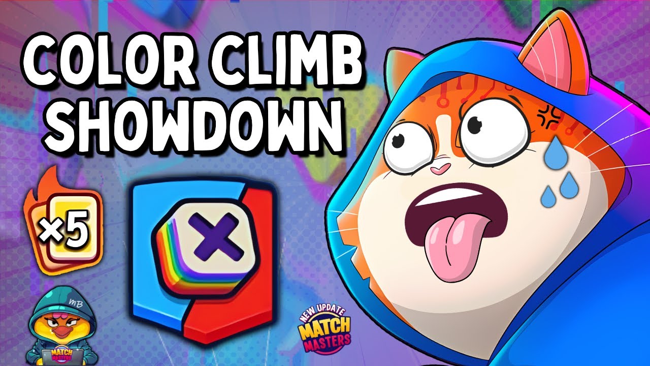 INSANE x5 HIGH-STAKE MIXY MEOW PVP BRAWL | Match Masters Color Climb + Showdown