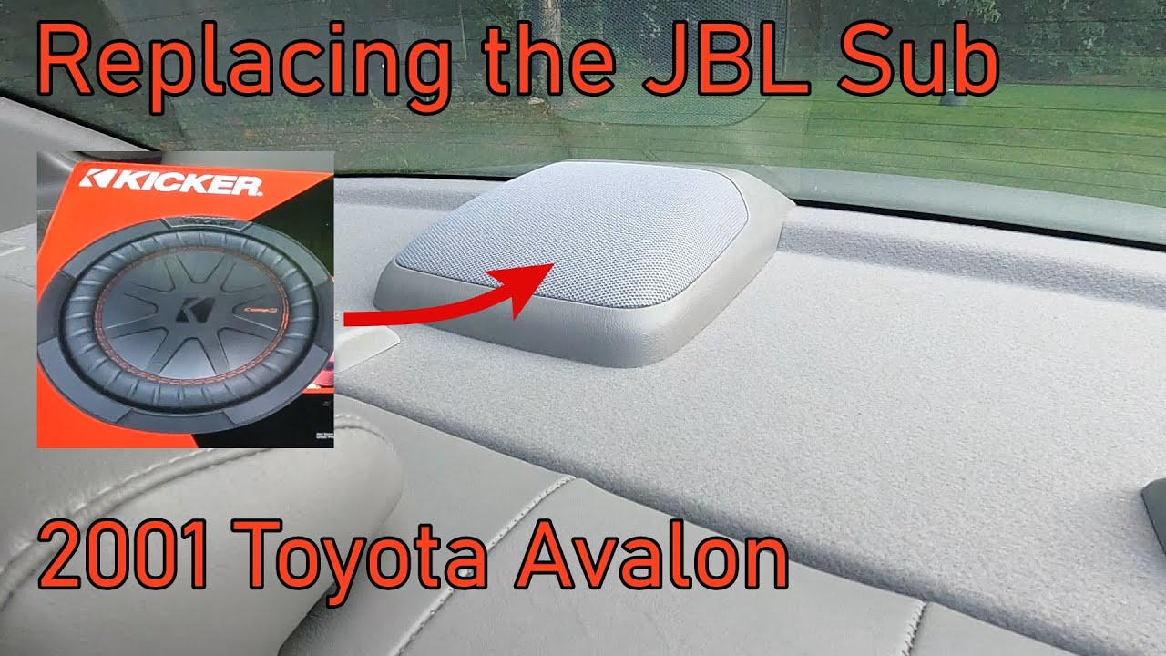 Replacing the JBL subwoofer in a 2001 Toyota Avalon